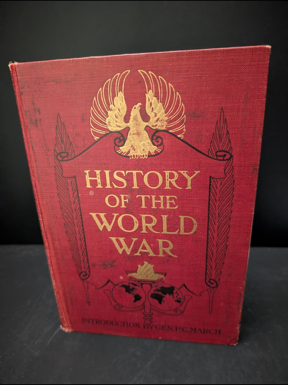 Antique 1919 History Of The World War Francis March